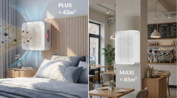 Aerofix DESIGN luchtreinigers voor woonkamer of slaapkamer